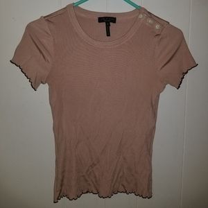Rag & Bone Pink Baby Tee